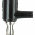Pomona 1825-2 Do-It-Yourself Solderless Stackup Banana Plug With Safety Shield, 10 Per Package