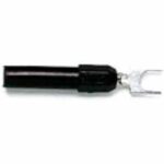 Pomona 3744A-0 Banana Jack/Spade Lug 4-6 (Black)