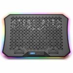 Aluratek ACPRGB01F Ergonomic USB Laptop Cooling Pad with RGB Lights